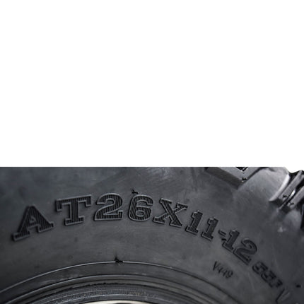 MASSFX 26x11-12 Rear Tires for ATV, UTV, & SxS-6-Ply w/ 1/2" Tread Depth (2-pk)