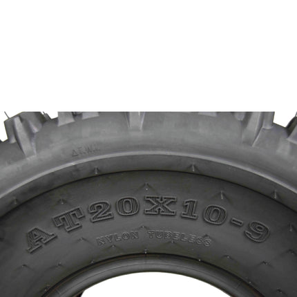 MASSFX 20x10-9 Rear Durable ATV Sport Tire 6 PLY 20x10x9 (2 Pack)