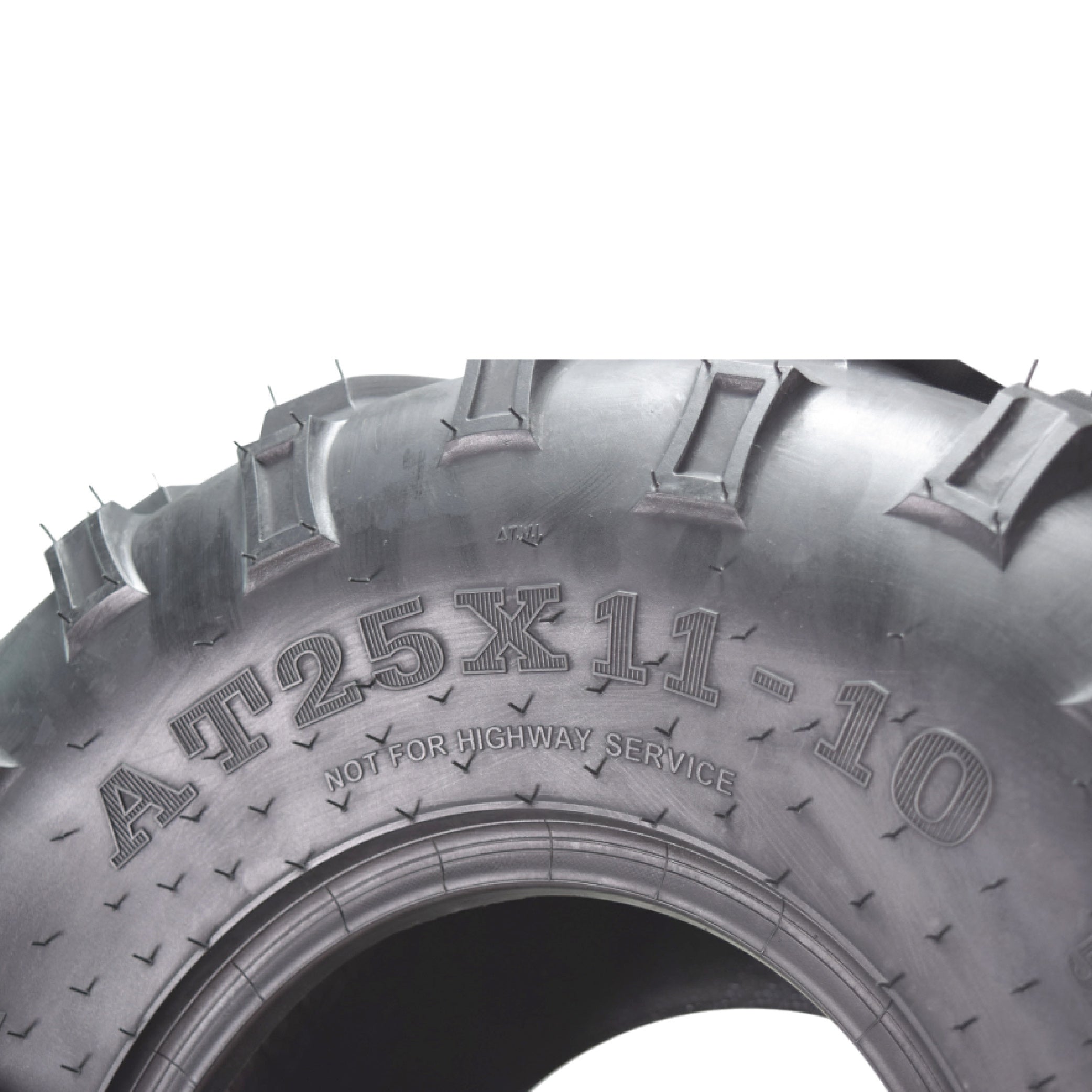 MASSFX 25x11-10 Rear Tires for ATV, UTV, & SxS-6-Ply w/ 1/2" Tread Depth (2-pk)