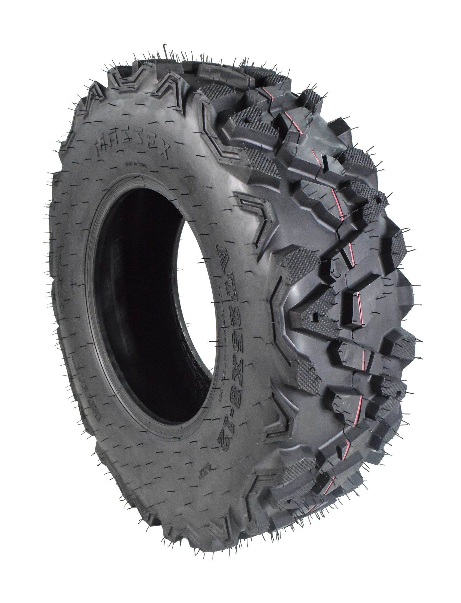 MASSFX 25x8-12 Front & 25x10-12 Rear Tire for ATV, UTV, & SXS Vehicles (4 pack)