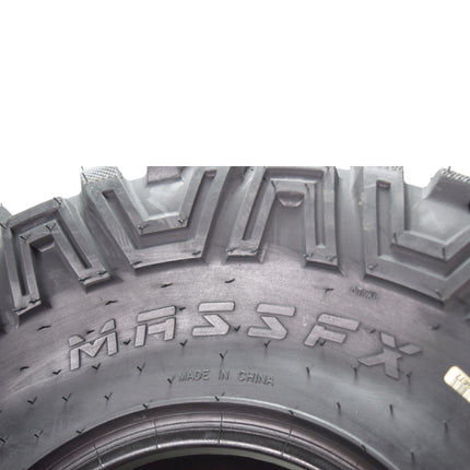 MASSFX 25x8-12 Front & 25x10-12 Rear Tire for ATV, UTV, & SXS Vehicles (4 pack)