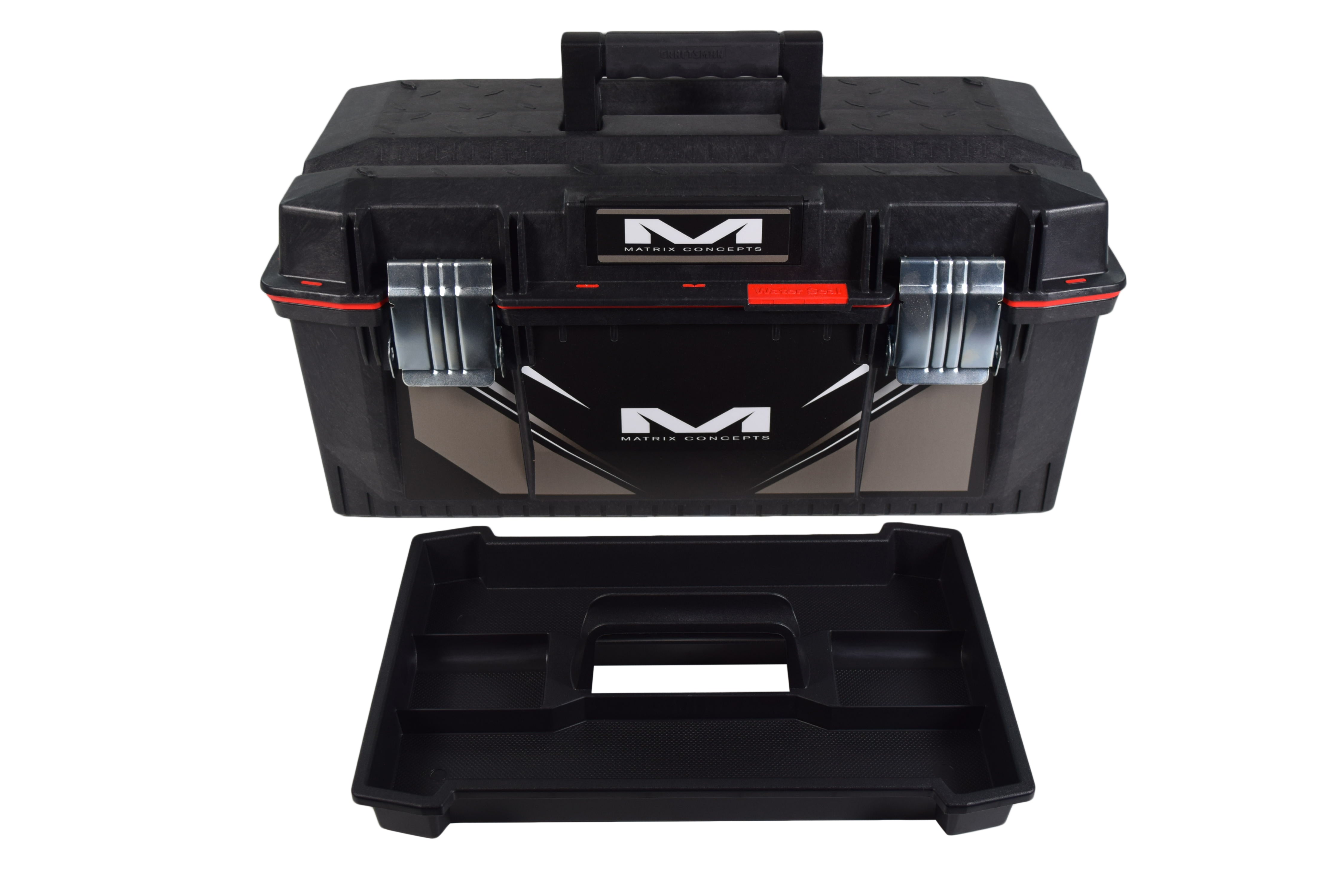 Matrix Concepts M01 Track Toolbox Black/Silver with Small Sticker Kit