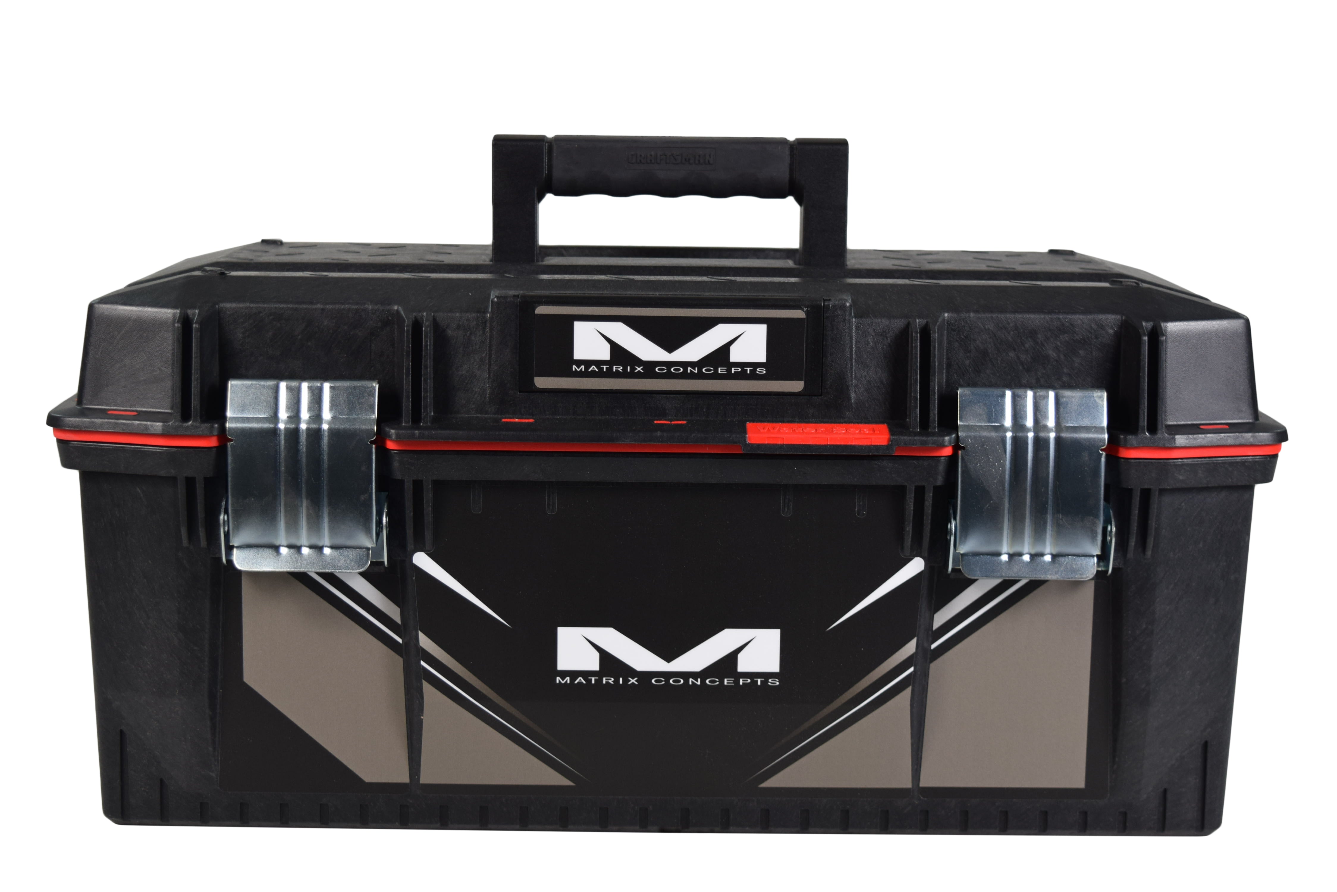 Matrix Concepts M01 Track Toolbox Black/Silver with Small Sticker Kit