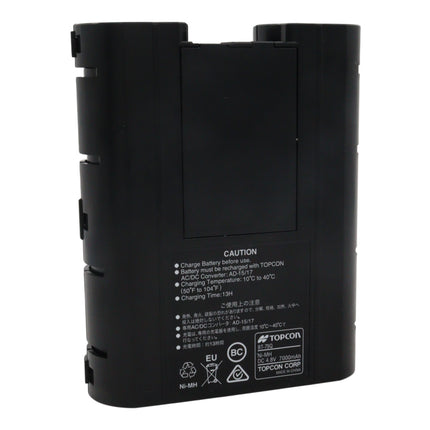 Topcon BT-79Q (1025029-01) High-Capacity NiMH Rechargeable Battery Pack - 4.8V 7000mAh, Up to 60 Hours Runtime for RL-H5A, RL-H5B Rotary Lasers, Compatible with AD-17B Charger