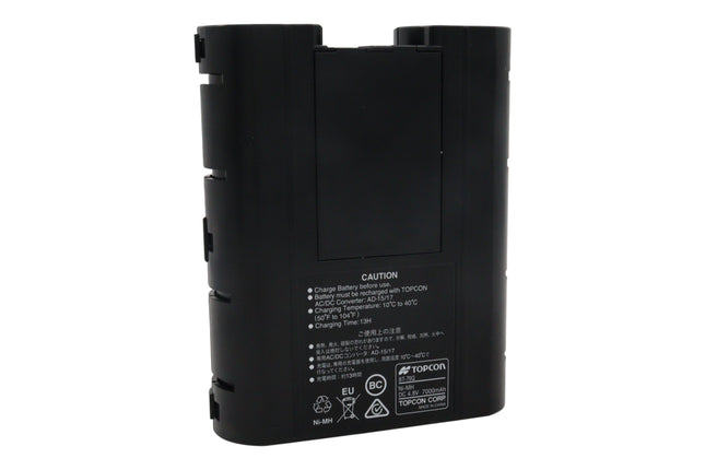 Topcon BT-79Q (1025029-01) High-Capacity NiMH Rechargeable Battery Pack - 4.8V 7000mAh, Up to 60 Hours Runtime for RL-H5A, RL-H5B Rotary Lasers, Compatible with AD-17B Charger