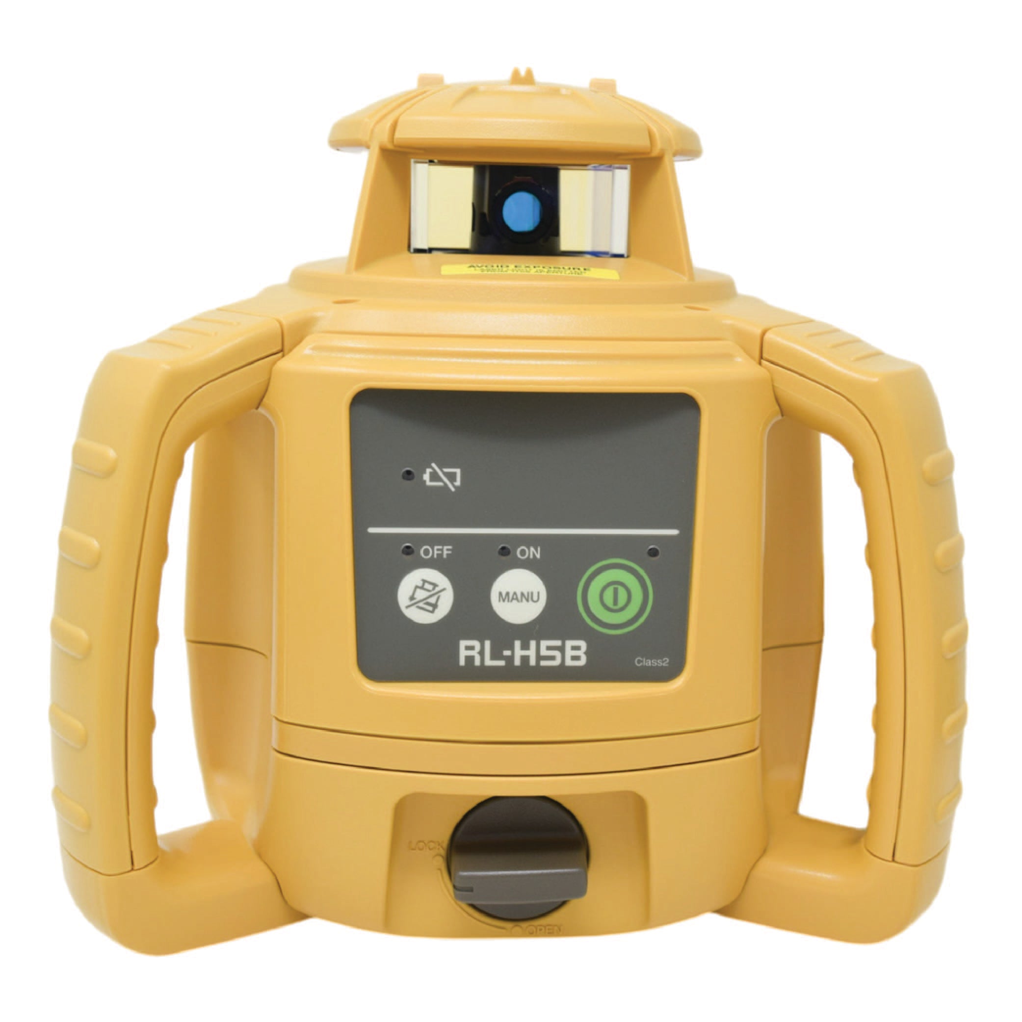 Topcon RL-H5B D-Cell Alkaline Self Leveling Horizontal Rotary Laser Level with Tripod & Inch Grade Level Rod