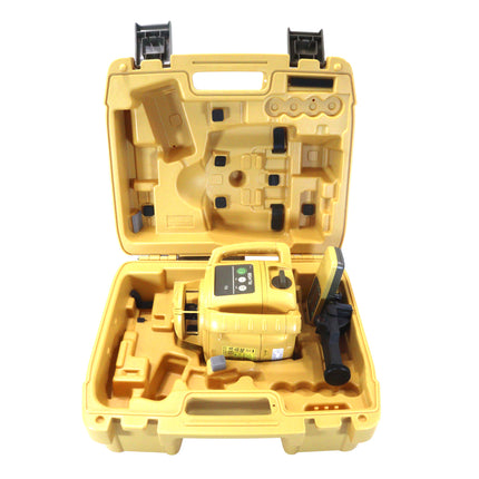 Topcon RL-H5B Self-Leveling Horizontal Rotary Laser Level Complete Kit - Includes LS-80X Receiver, Holder 6 Clamp, 1030652-01 Aluminum Tripod - 400m Range, ±20 Arc Seconds Accuracy, IP66 Rated