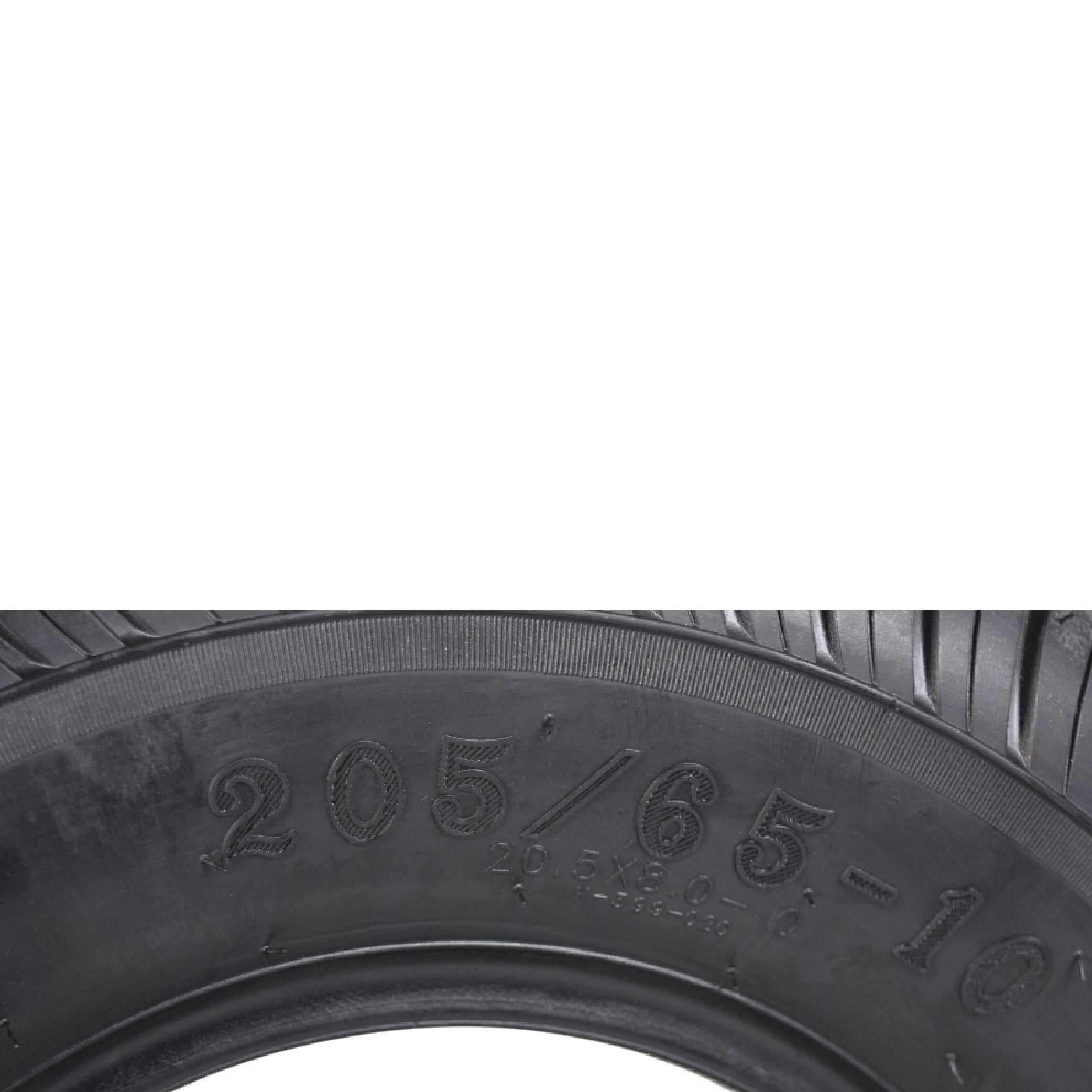 Kenda K399 205/65-10 Loadstar Trailer Tire Bias-Ply Tire for Superior Towing Performance with Enhanced Stability for Utility Trailers, Cargo Trailers, and Boat Trailers with Kenda Keychain (4 Pack)