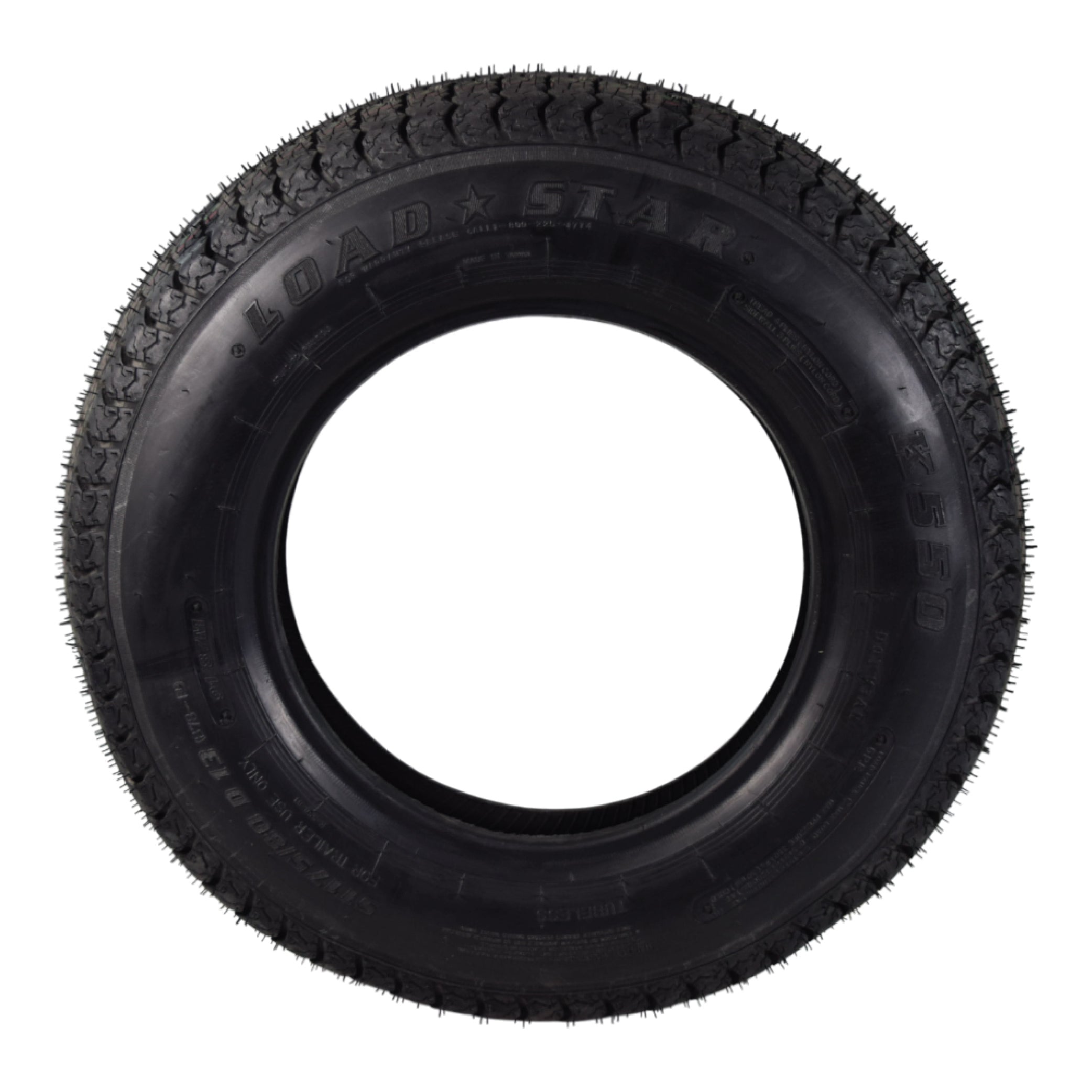 Kenda K550 ST175/80D13 Loadstar Trailer Tire Bias-Ply Tire for Superior Towing Performance with Enhanced Stability for Utility Trailers, Cargo Trailers, and Boat Trailers with Kenda Keychain (2 Pack)