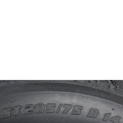 Kenda K550 ST205/75D14 Loadstar Trailer Tire Bias-Ply Tire for Superior Towing Performance with Enhanced Stability for Utility Trailers, Cargo Trailers, and Boat Trailers with Kenda Keychain