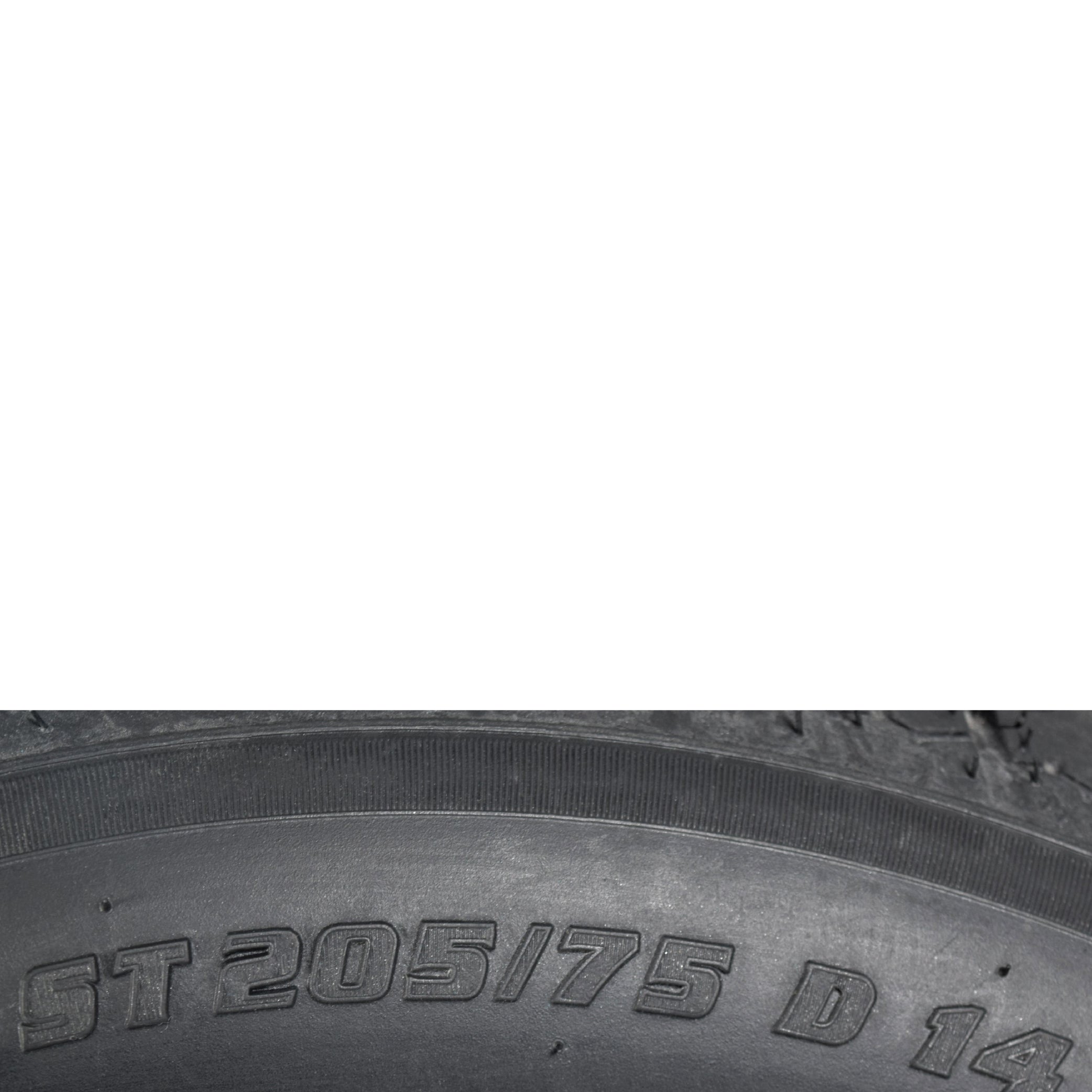 Kenda K550 ST205/75D14 Loadstar Trailer Tire Bias-Ply Tire for Superior Towing Performance with Enhanced Stability for Utility Trailers, Cargo Trailers, and Boat Trailers with Kenda Keychain (4 Pack)