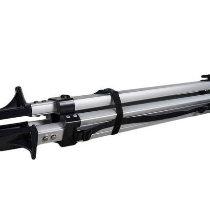 Topcon/Sokkia 724645 Medium Weight Aluminum Tripod with Quick Clamp Locks - Adjustable 42-63 Inches Height, Flat Head, 5/8 x 11 Thread, Pointed Steel Feet for Laser Levels, Auto Levels & Surveying