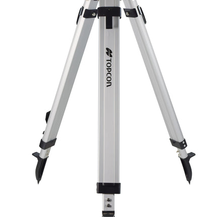 Topcon 1030652-01 Heavy-Duty Aluminum Tripod with Quick Clamp - Square Leg Design, 5/8 x 11 Thread, Adjustable 36-63 Inches, Lightweight 10 lbs for Laser Levels & Surveying Instruments