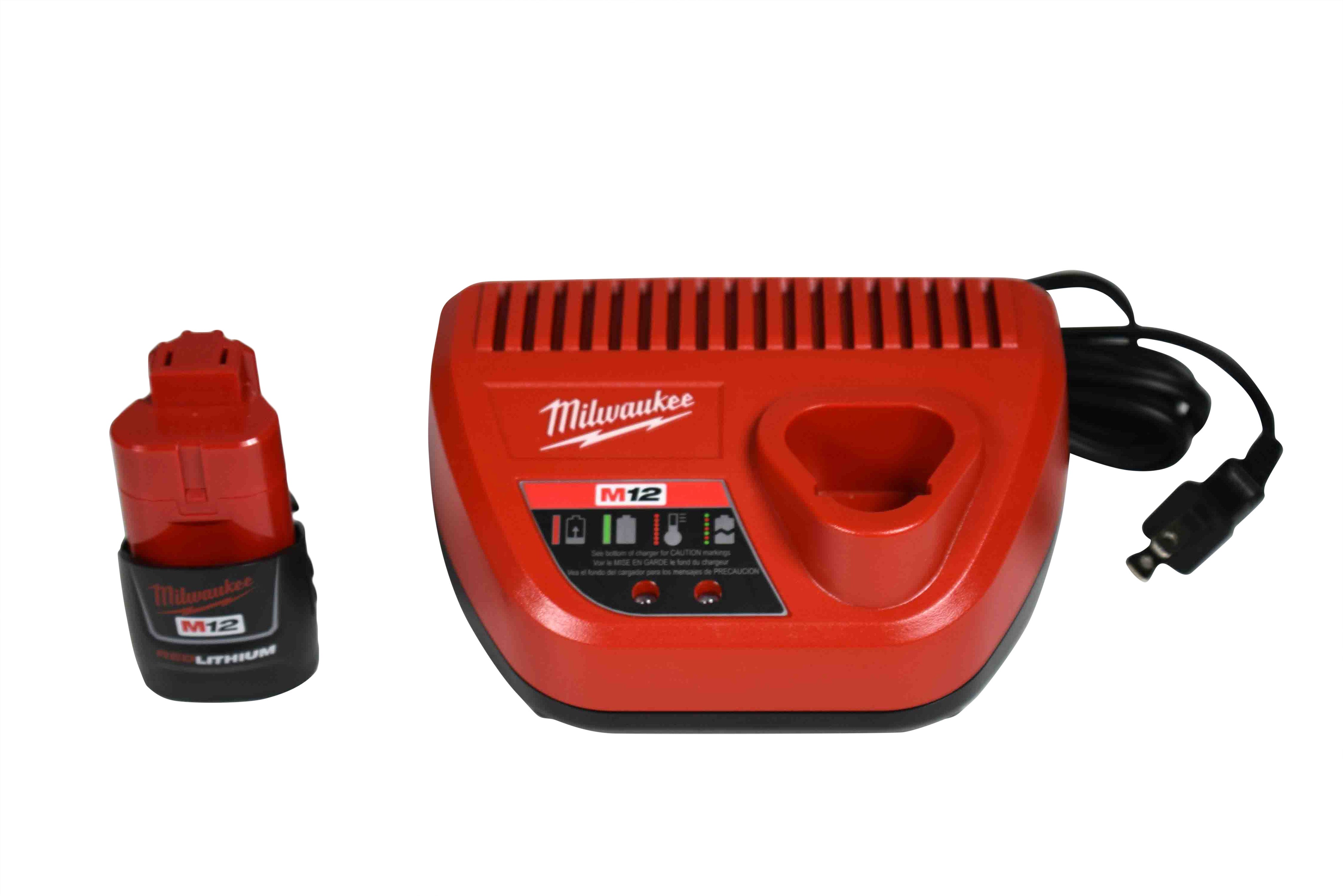 Milwaukee M12 12V Lithium-Ion Cordless Copper Tubing Cutter Kit, 3/8 in. to 1 in. Capacity, 500 RPM, with 1.5Ah Battery, Charger, and Carrying Case-Fast Cutting for Plumbing and HVAC-(2471-21)