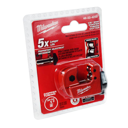 Milwaukee 48-22-4250 1/2-inch Heavy Duty Mini Red Copper Tubing Cutter