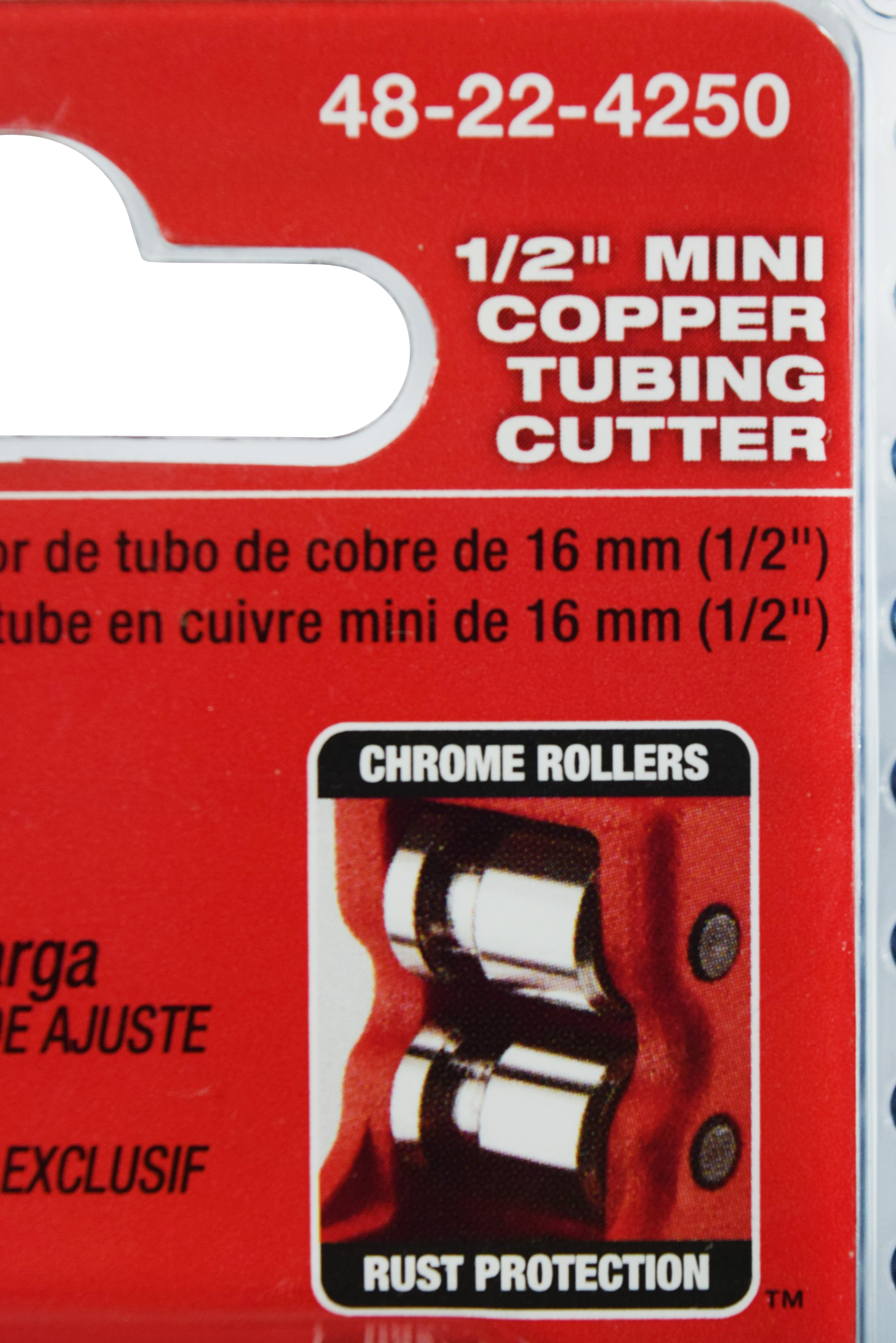 Milwaukee 48-22-4250 1/2-inch Heavy Duty Mini Red Copper Tubing Cutter