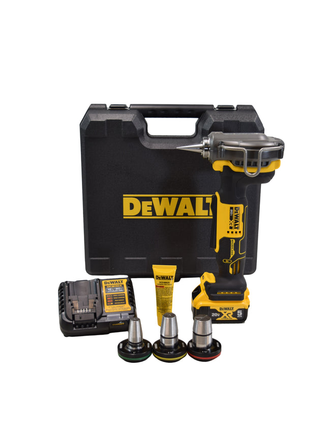 Dewalt DCE410P1 20V Max XR Cordless 1-1/2" PEX Expander Kit (5.0Ah)