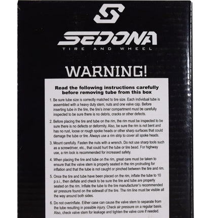 Sedona 87-0178 Motorcycle Tube 2.75/3.00-19 TR4