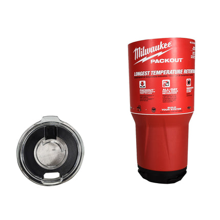 Milwaukee 48-22-8393R PACKOUT Red 30 oz. Tumbler