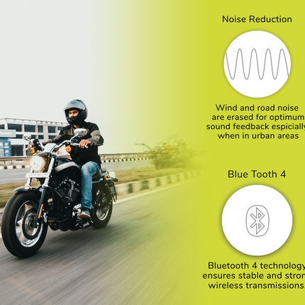 Twiins HF 3.0 Intercom Bluetooth Motorcycle Helmet Communication Headset
