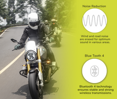 Twiins HF Smart Duo Bluetooth Motorcycle Helmet Communication Headset (HF2/HF3)