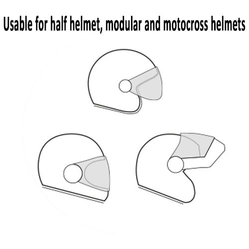Twiins HF Group Talk Bluetooth Motorcycle Helmet Communication Headset (SB/HF2)
