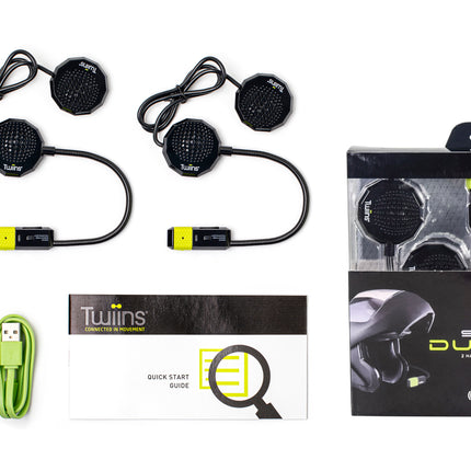 Twiins HF Smart Duo Bluetooth Motorcycle Helmet Communication Headset