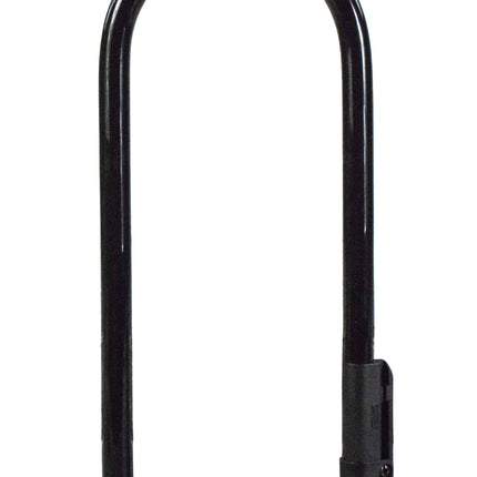 Kryptonite Keeper Bike U-Lock, Anti-Theft Security Bicycle U Lock, Sold Secure Silver, 12mm Steel Shackle with Mounting Bracket and Keys, High Security Lock for Bicycles E-Bike, Scooters, Black