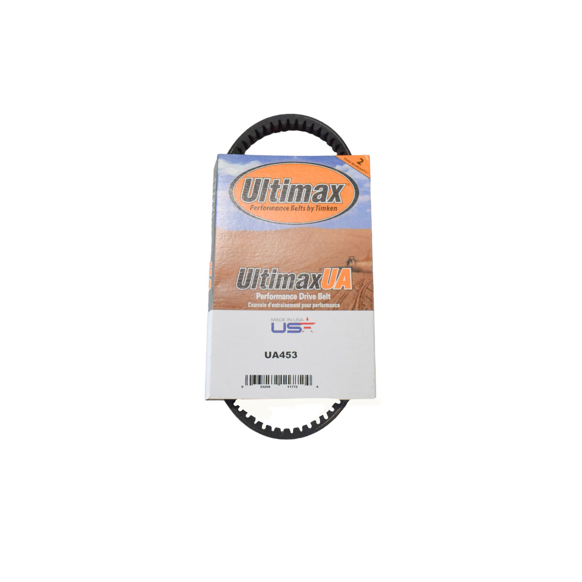 Ultimax UA453 Drive Belt for Polaris Phoenix 200 2x4 OEM Replacement for 0452496, 452496 (Made in USA)