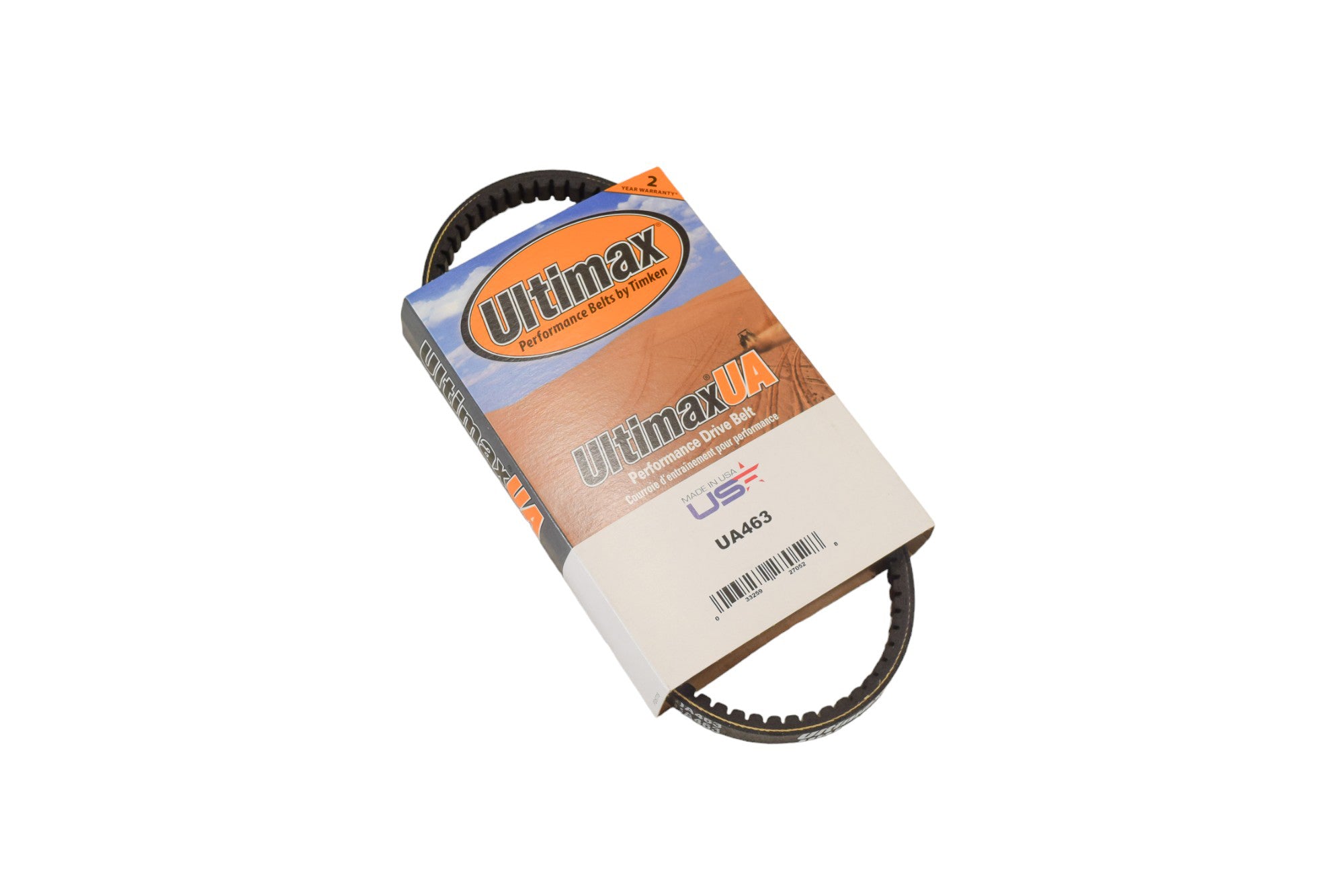 Ultimax UA463 Drive Belt for Arctic Cat/KYMCO OEM Replacement for 23100-LLB1-90B, 23100-LLBE-90B, 3304-987, 3305-919 (Made in USA) 