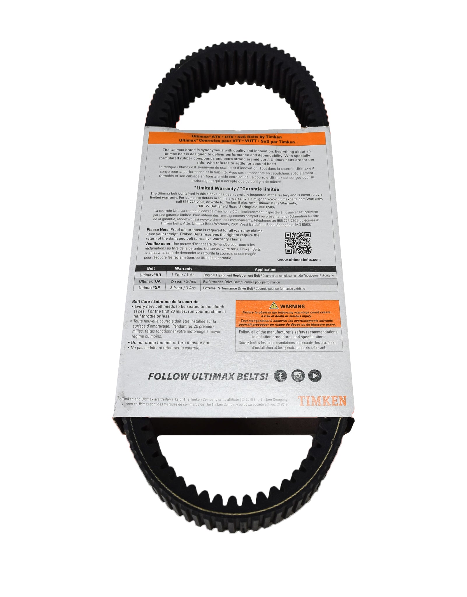 Ultimax UA485 UA Drive Belt for CF Moto CForce UForce ZForce 800 1000