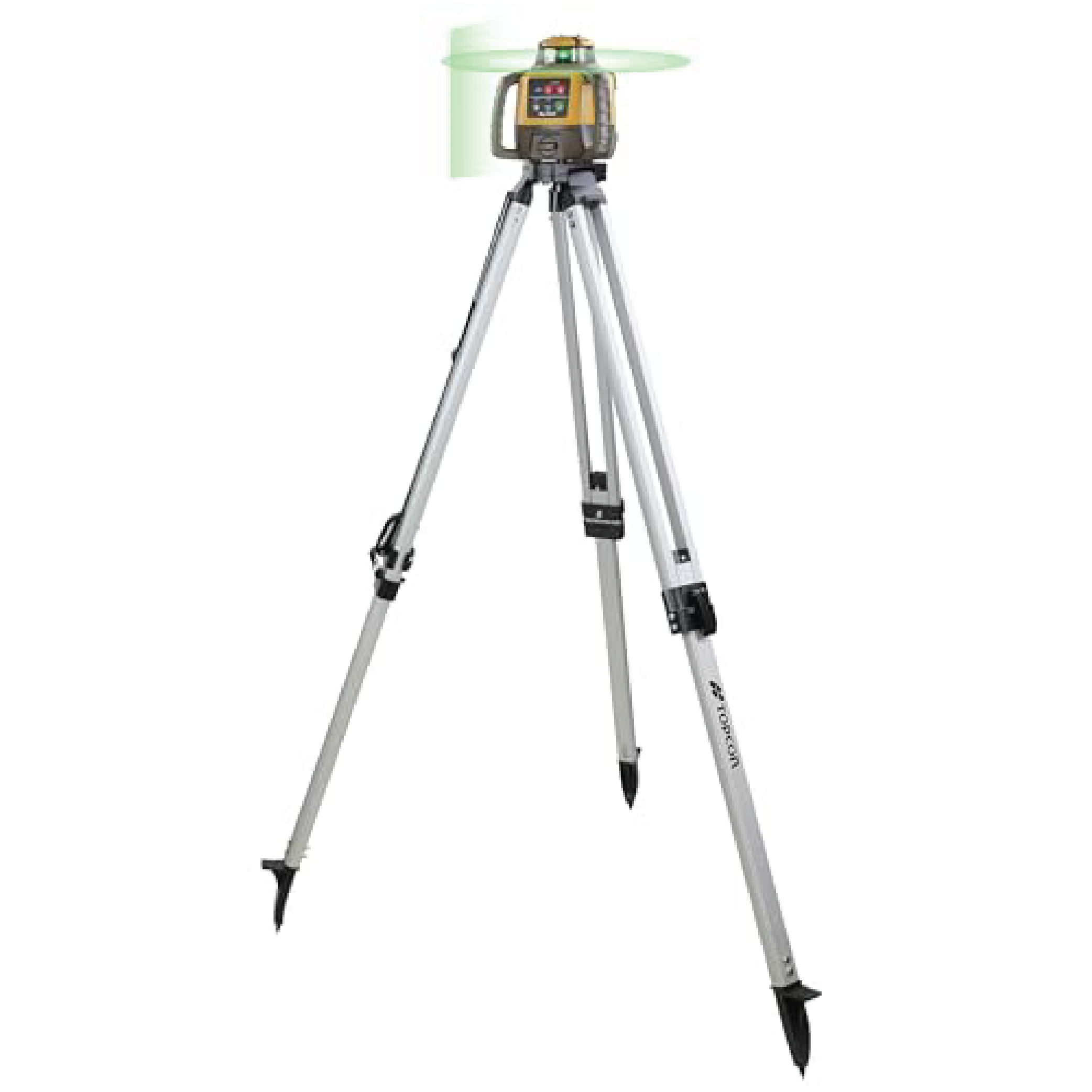 Topcon 1021200-07 RL-H5A Horizontal Self-Leveling Rotary Laser LS-80X Receiver with Tripod & Tenth Grade Level Rod