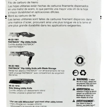 Milwaukee 48-22-1950 50-Piece General Purpose Utility Blades