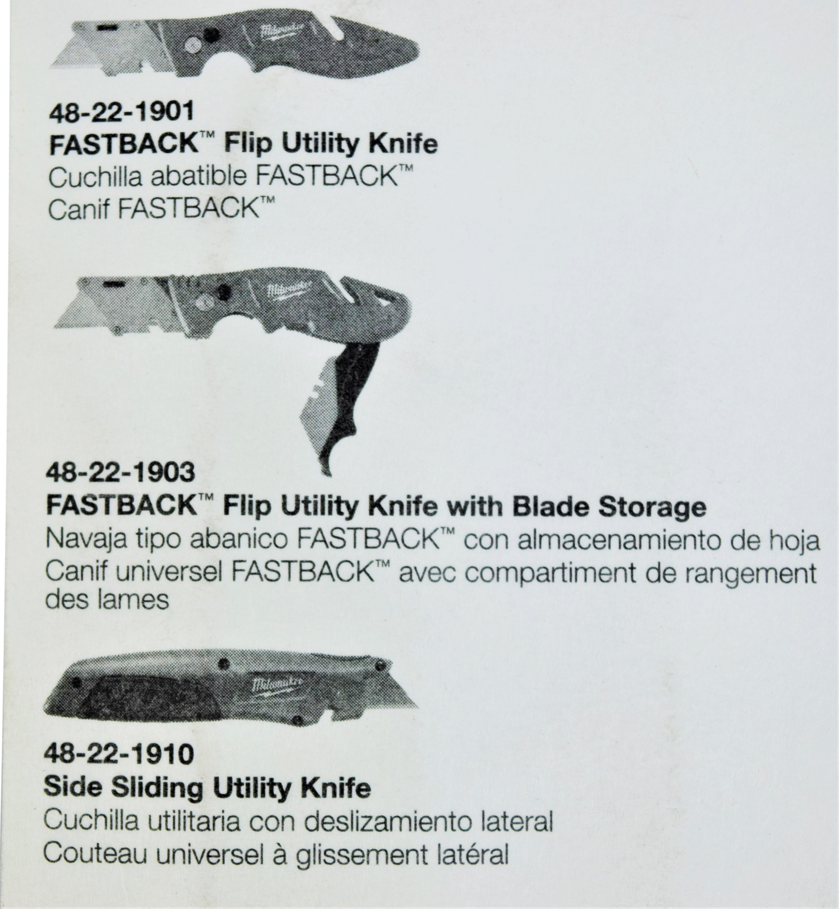 Milwaukee 48-22-1950 50-Piece General Purpose Utility Blades
