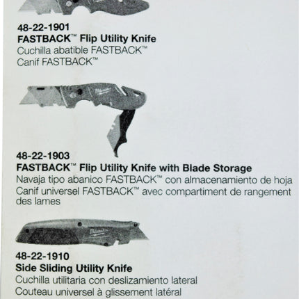 Milwaukee 48-22-1950 50-Piece General Purpose Utility Blades