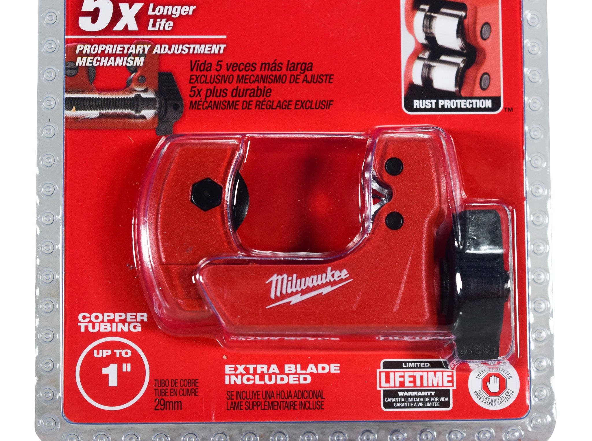 Milwaukee 48-22-4251 1-inch Heavy Duty Mini Red Copper Tubing Cutter