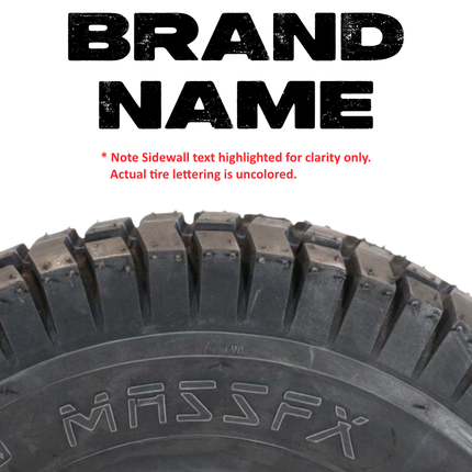 MASSFX 13x5-6 Lawn and Garden Tire 13x5x6 4PLY 3mm Tread Depth, 3 Tire Set