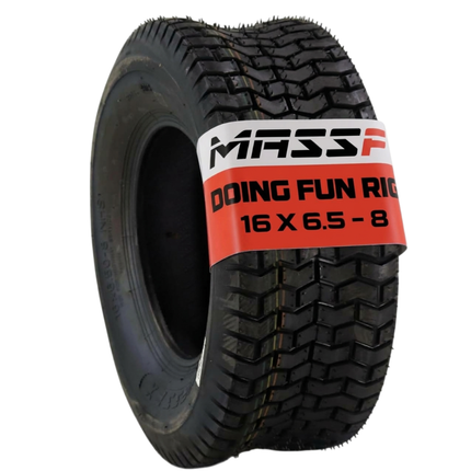 MASSFX 16x6.5-8 Lawn Mower Tires 4ply