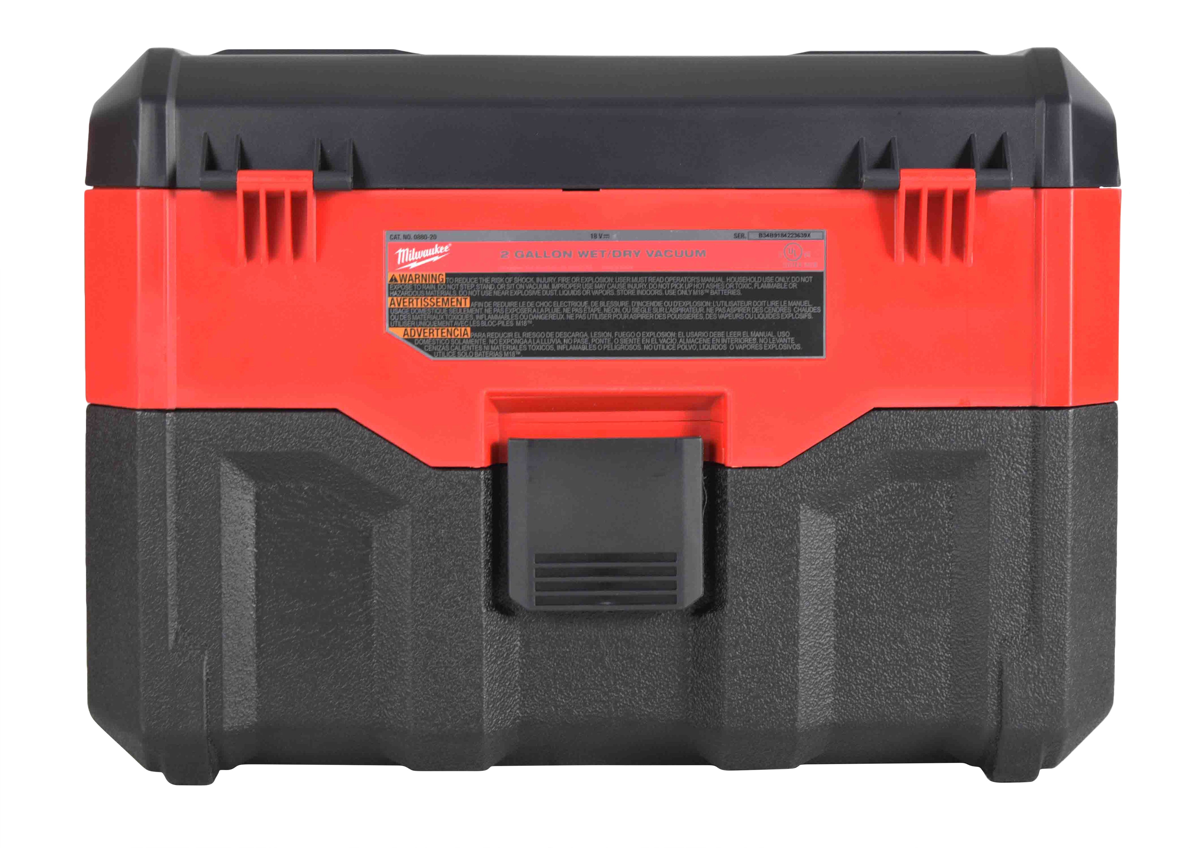 Milwaukee 0880-20 18V Cordless Lithium-Ion 2 Gallon Wet/Dry Vacuum (Tool Only)