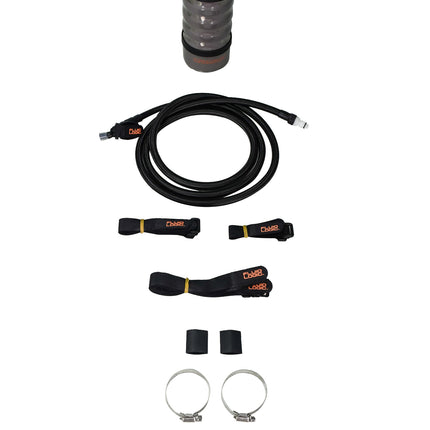 FluidLogic Wave Complete Hydration System with Wide Mouth, Stainless Steel Bottle (32oz) - Universal Rollbar Mount & Hardware for UTV & Offroad Vehicles w/ Keychain