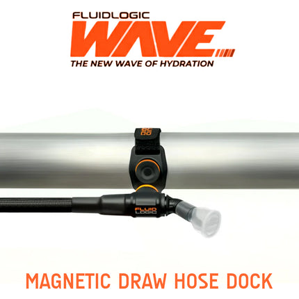 FLUIDLOGIC Wave Stainless Steel Hydration Bottle w/Quick Release Universal Rollbar Mount & Hardware For UTV, SxS and Other Offroad Vehicles (64oz) with Keychain