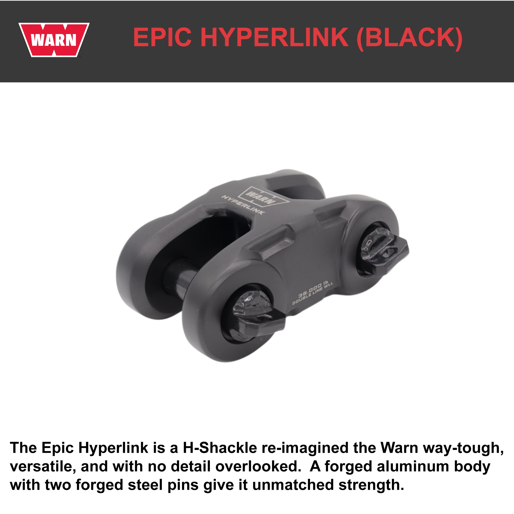 Warn ZEON 10-S Platinum 12V Winch 100ft of 3/8in Synthetic Rope w/ Hyperlink