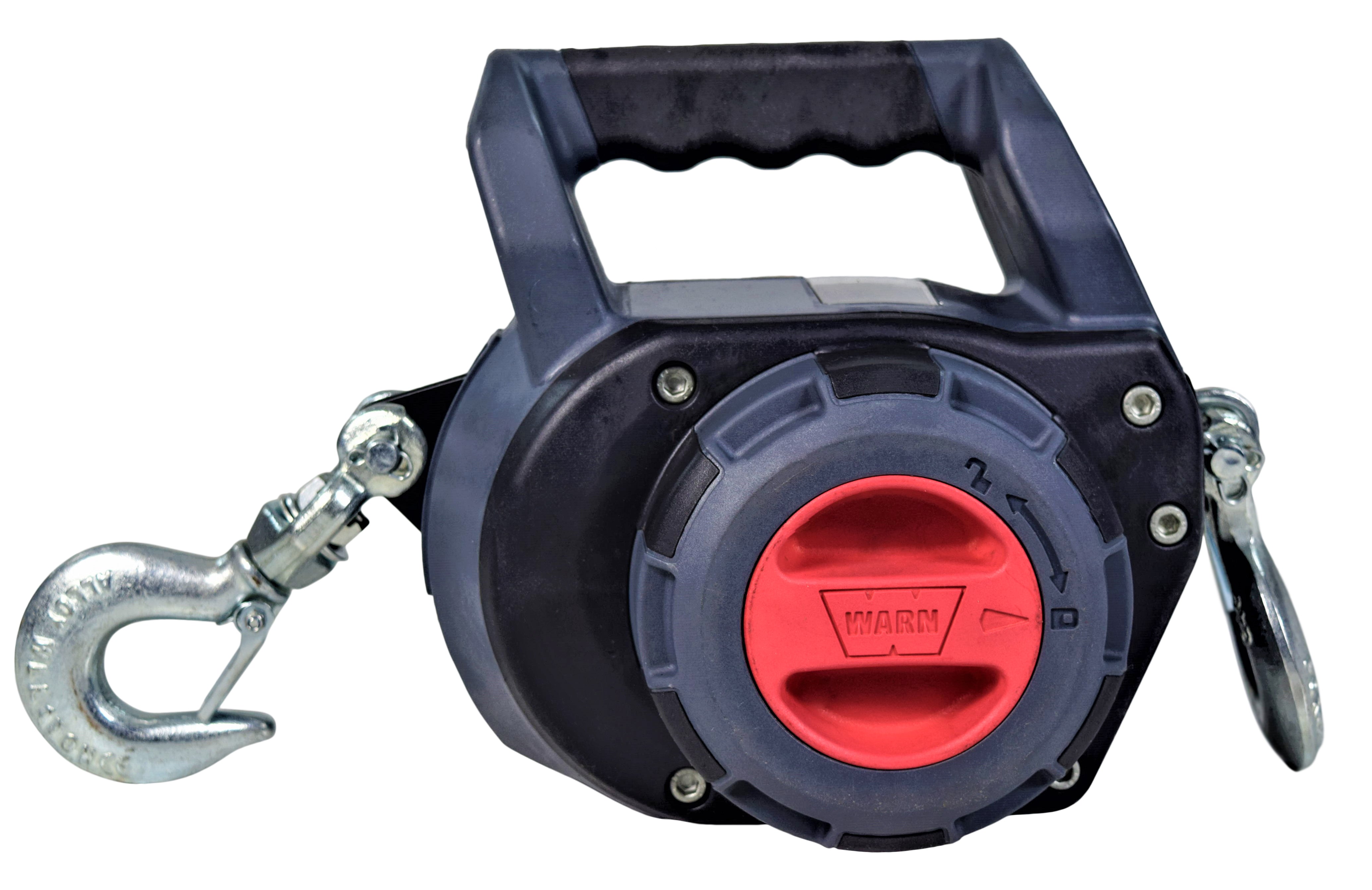 Warn 101570 Drill Winch 750 lbs Capacity 40' Synthetic Rope Free-spool  Clutch