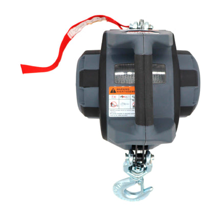 WARN Drill Winch 750 lb Capacity Portable Drilling Winch with 30 ft Steel Rope, Fairlead, Hook – Corded Electric Drill Powered Pulling Winch for Trucks, ATVs, UTVs, Trailers, & Off-Road Recovery