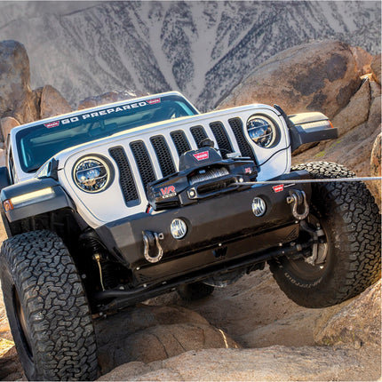 WARN 107765 Winch Cover for WARN VR and VR EVO Series Winches – Premium, Durable Black Protective Cover for Weather, UV, and Trail Damage