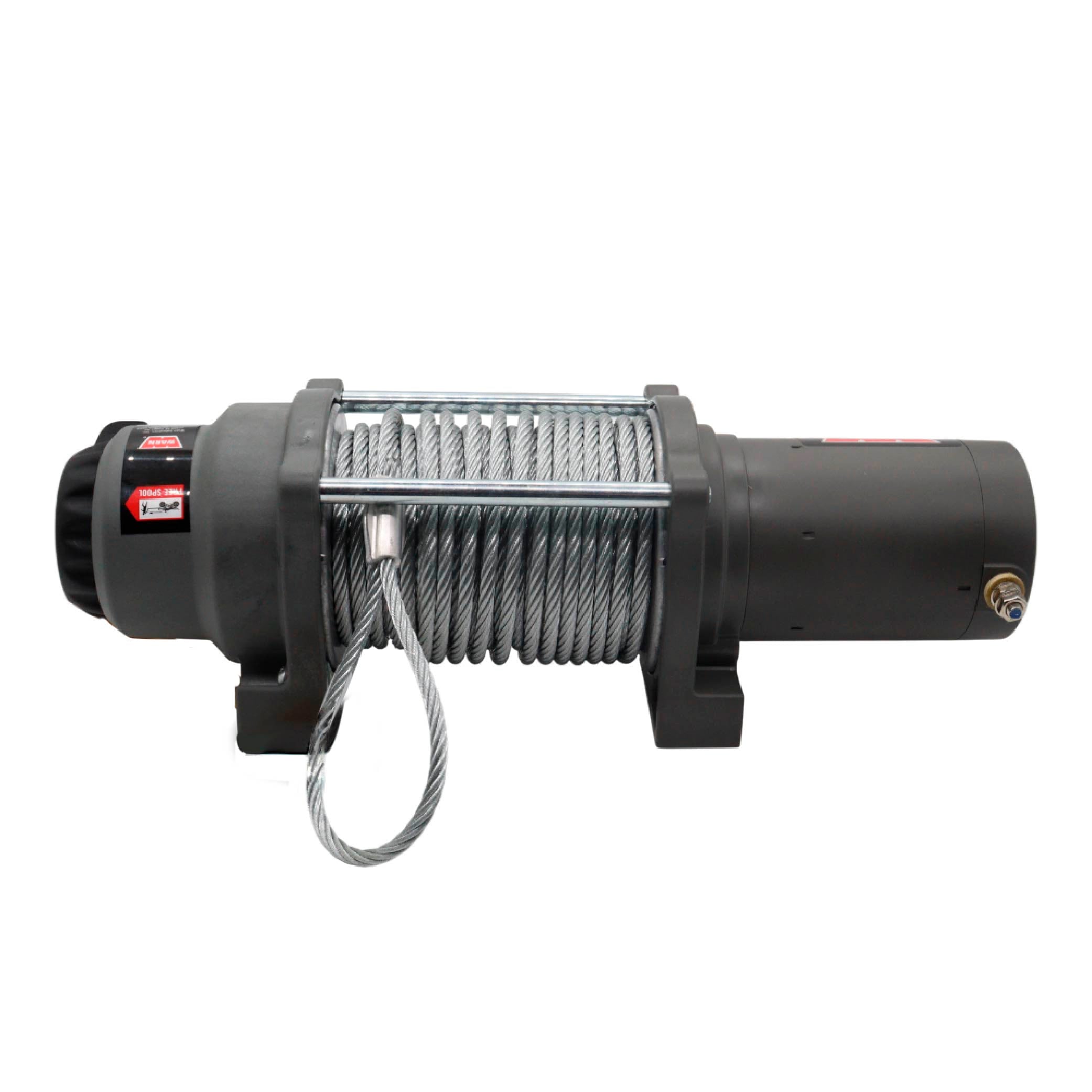 WARN Vantage 2000 12V DC Electric Winch for ATV UTV Side-by-Side - 2000 lb Pulling Capacity, 55 Ft Steel Wire Rope, Fully Sealed Motor, Planetary Gear System, Roller Fairlead (Model 108212)