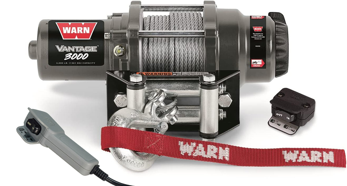 Warn 108213 Vantage 3000 Winch - 3000 lb. Capacity