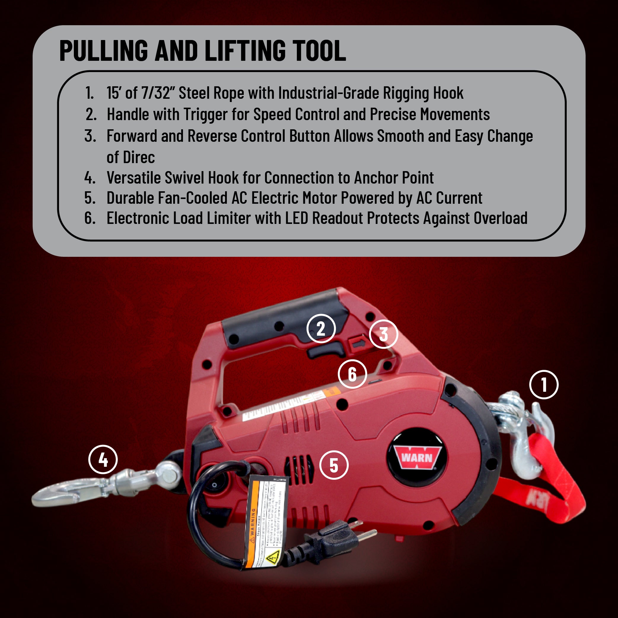 Warn PullzAll-120Vac-CSA