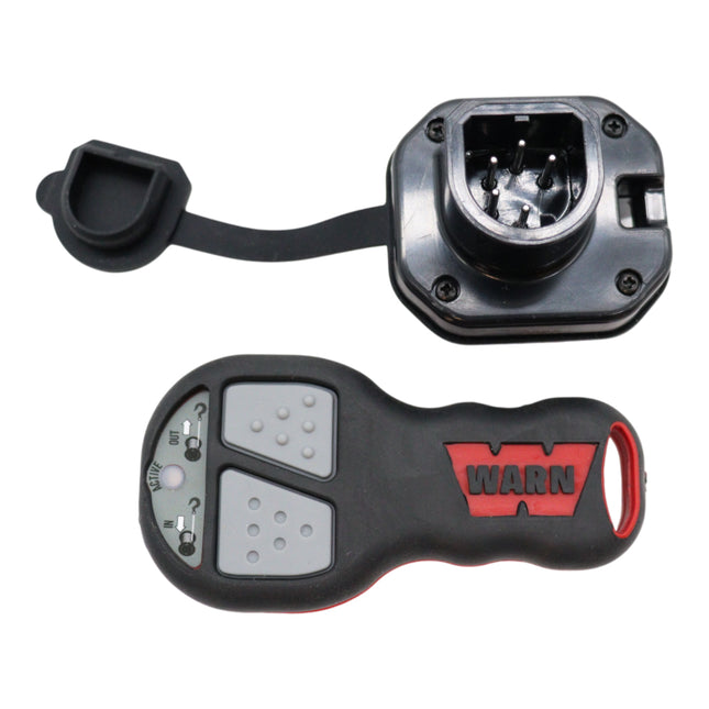 WARN 90287 Wireless Remote Control System for Truck and SUV Winches – Includes Wireless Transmitter and Receiver for Easy, Safe, Long‑Distance Winch Operation