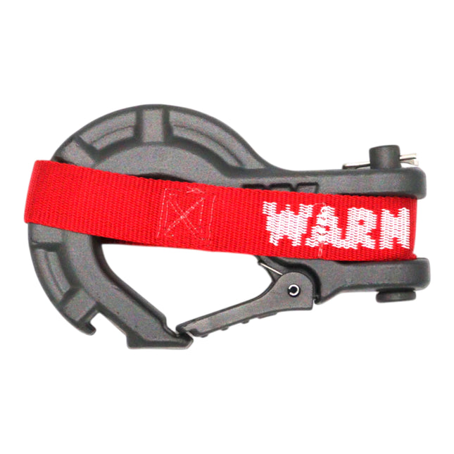 WARN 92090 Epic Series Premium 3/8" Steel Winch Hook: 12,000 lb (6 Ton) Capacity, Forged Steel with E-Coat Finish for Maximum Protection, Integrated Beverage Opener, Black